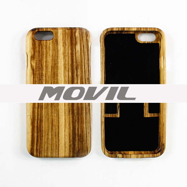 Np-2384 Funda de auténtica madera de bambú para iPhone 6-9